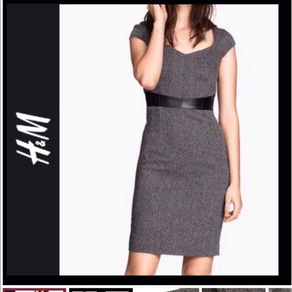1/5

H&M Dress Size 2 Sheath Tweed